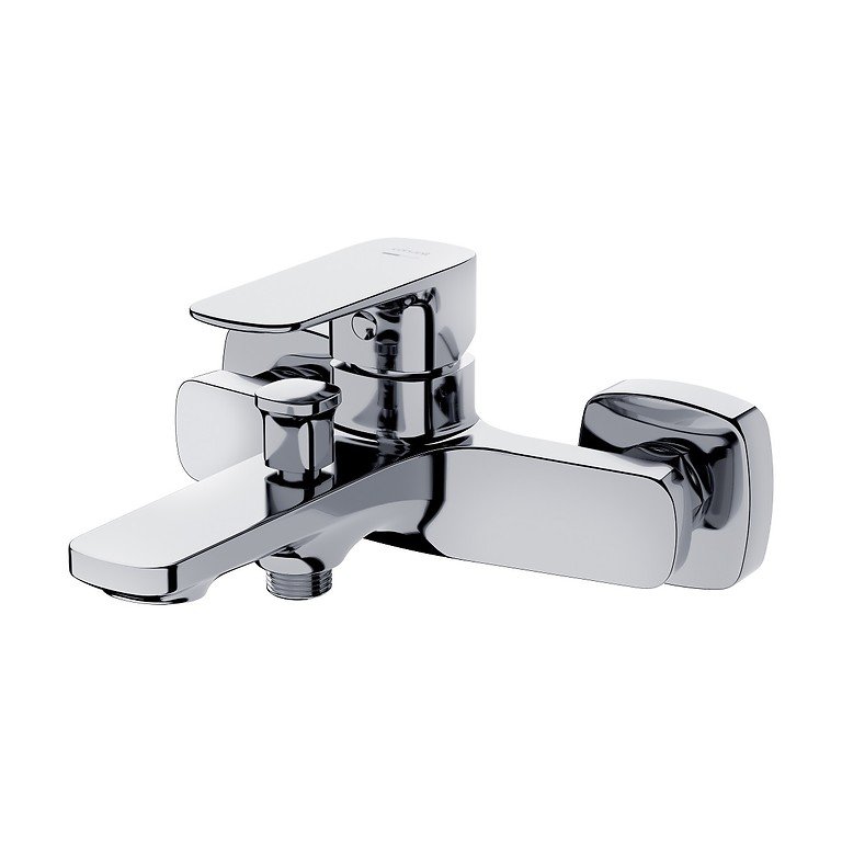 Cersanit Larga bateria wannowa ścienna chrom S951-377