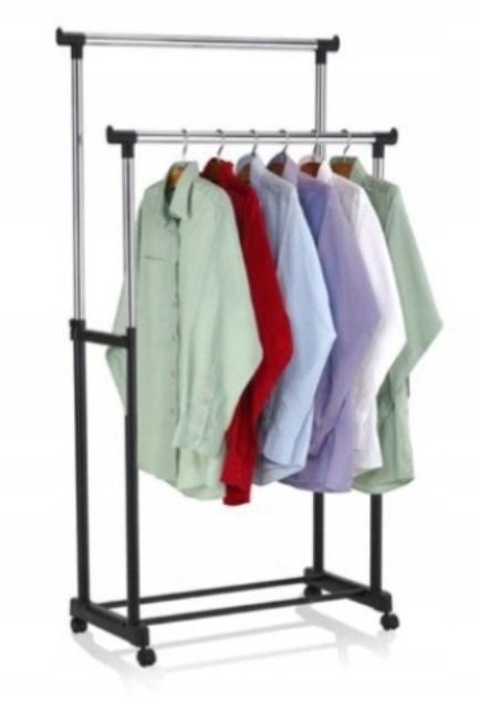 Stojak Wieszak Na Kółkach Ubrania Podłogowy Szafa
