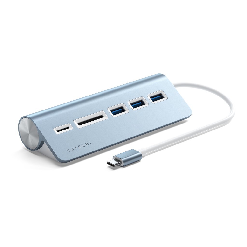 Satechi Usb-C Combo Hub Imac Adapter Przejściówka, Niebieski