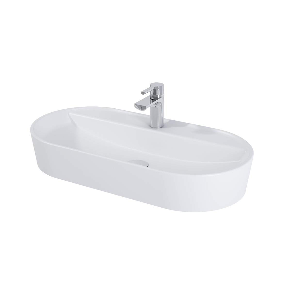 Elita Glam umywalka ceramiczna Babette 82 white gloss 145109 5907546863203