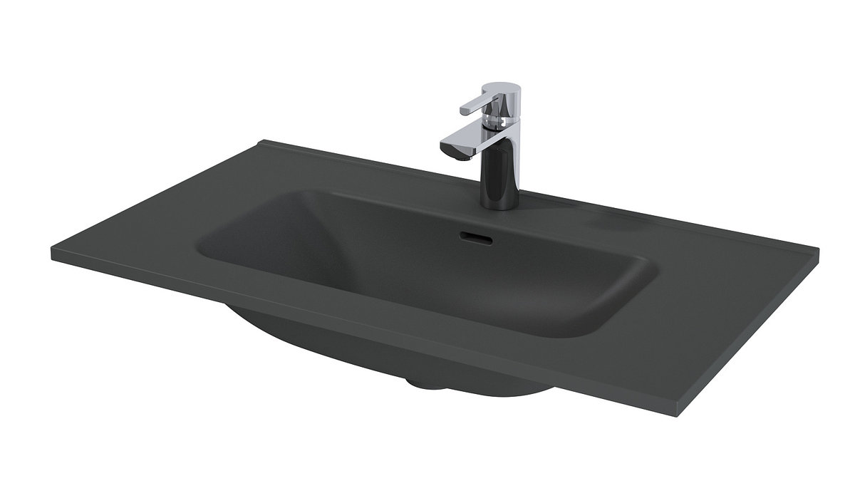 Elita Skappa umywalka 80,8x46 cm meblowa prostokątna antracyt mat 146066