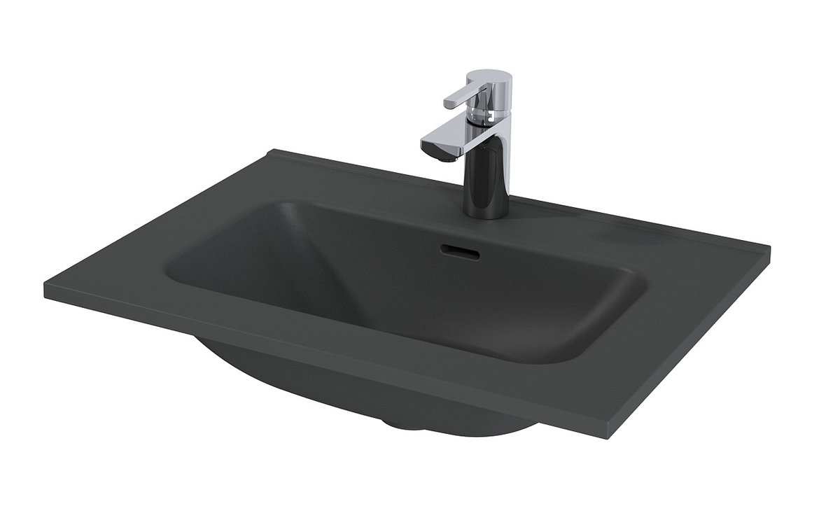 Elita Skappa umywalka 60,8x46 cm meblowa prostokątna antracyt mat 146061