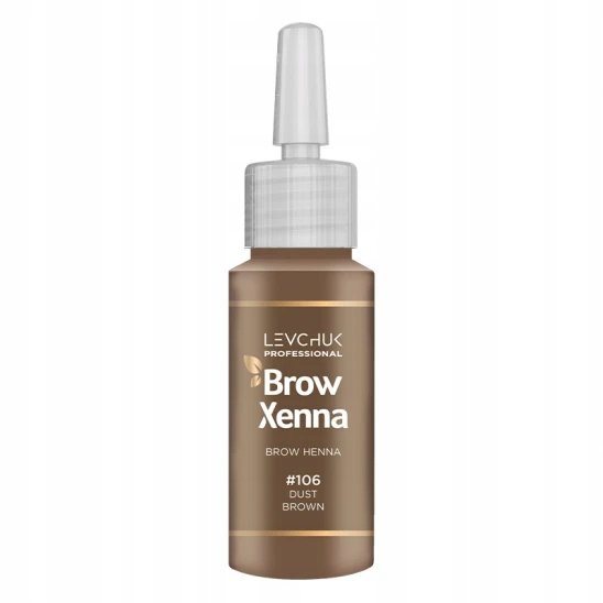 Levchuk, Henna pudrowa do brwi BrowXenna 106 Dust Brown