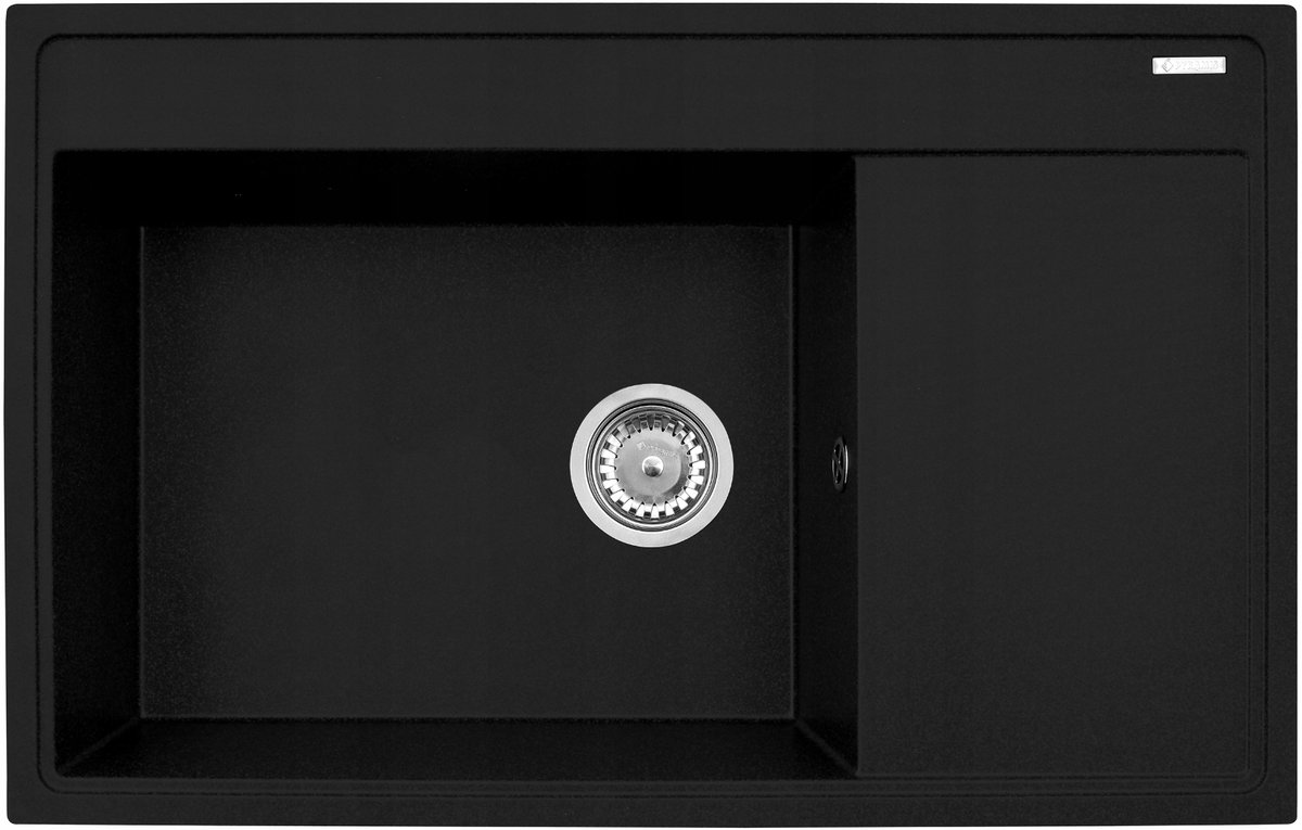 Pyramis Zlewozmywak CAMEA 79x50 1B 1D karbon 070058501