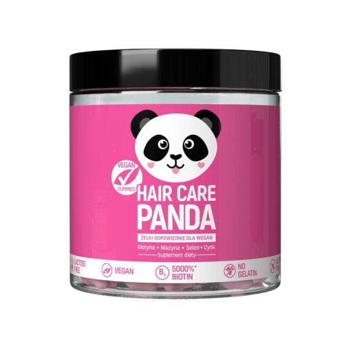 NOBLE HEALTH Zestaw Noble Health Hair Care Panda Żelki na piękne włosy, 300g + 70g