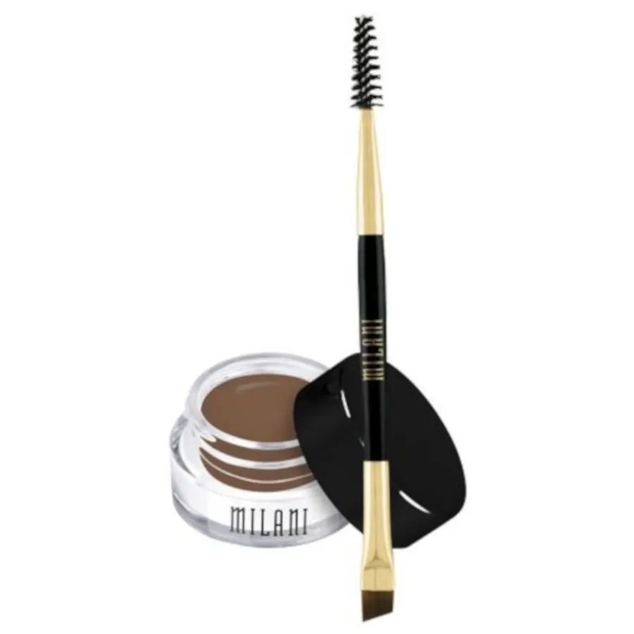 MILANI MILANI - Stay Put Brow Color - Pomada do brwi + dwustronny pędzelek - 04 BRUNETTE MILPCDDPE-NYPE-01