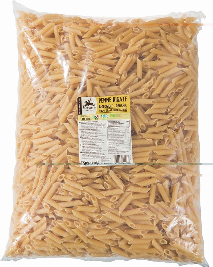 Horeca MAKARON (SEMOLINOWY) PENNE BIO 5 kg - ALCE NERO)
