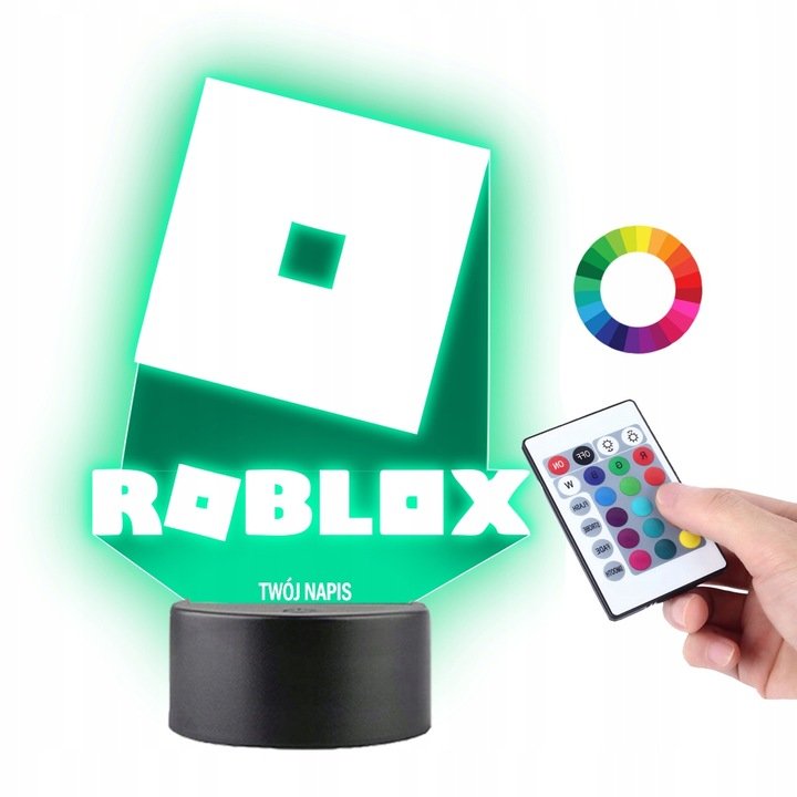 Lampka na biurko roblox gra 16 kolorów led plexido