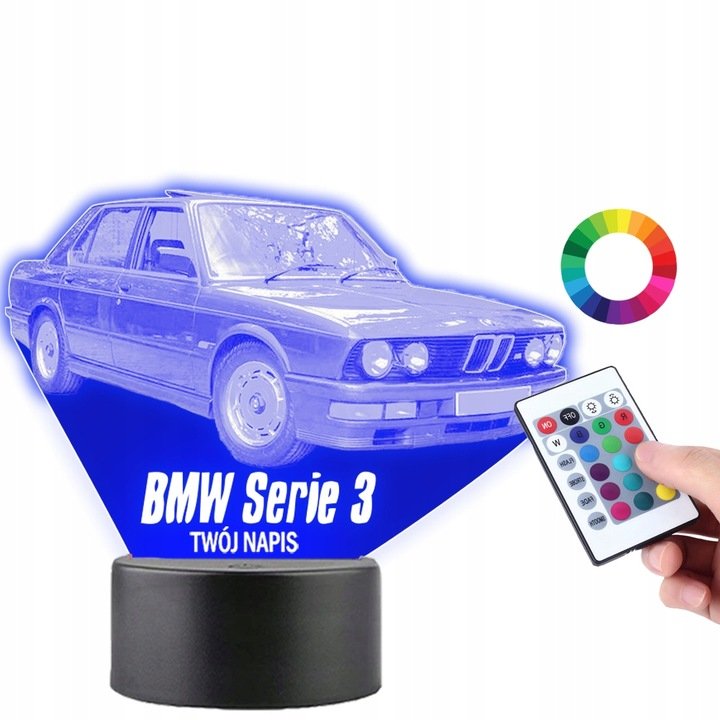 Lampka Nocna BMW SERIA 3 E30 16 Kol. LED PLEXIDO