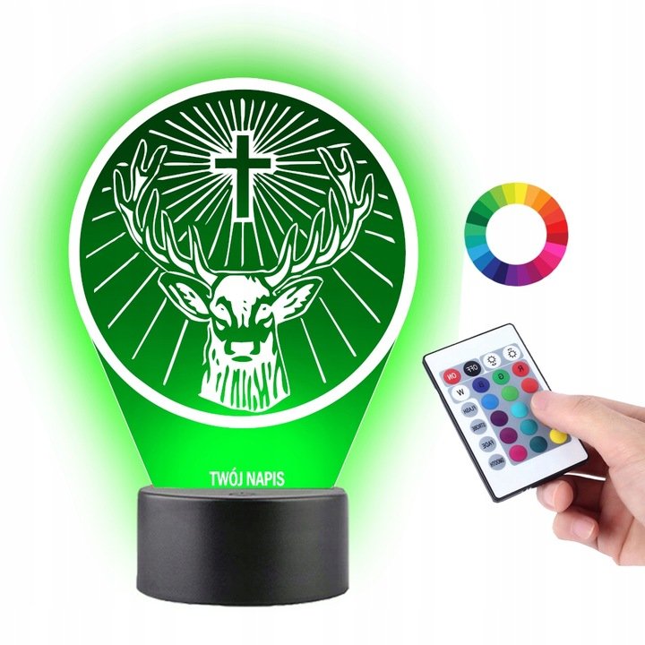 Lampka Nocna Jagermeister Alkohol LED PLEXIDO