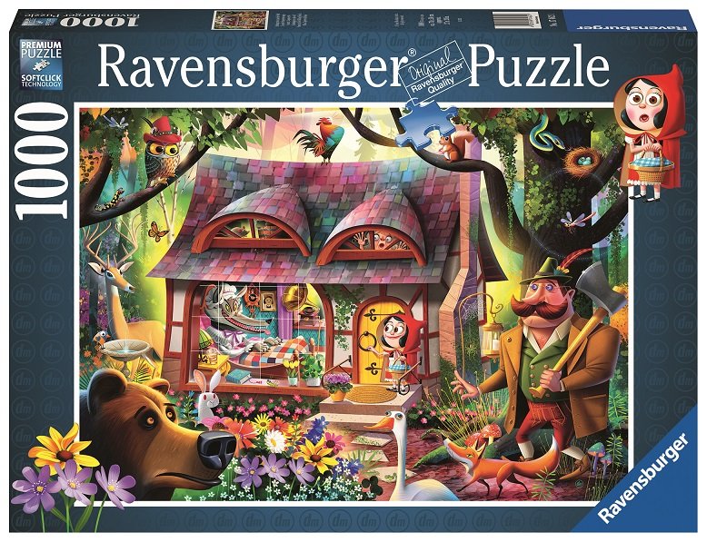 Puzzle 2D, Czerwony Kapturek, 1000 el.