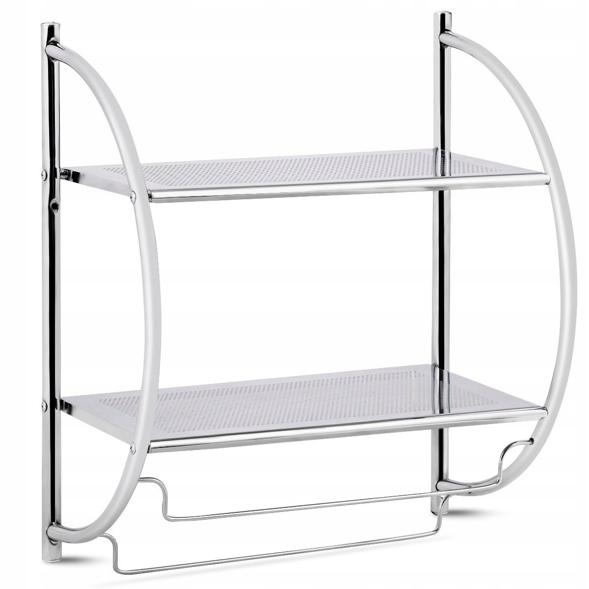 Półka Łazienkowa Ścienna Wieszak Na Ręczniki