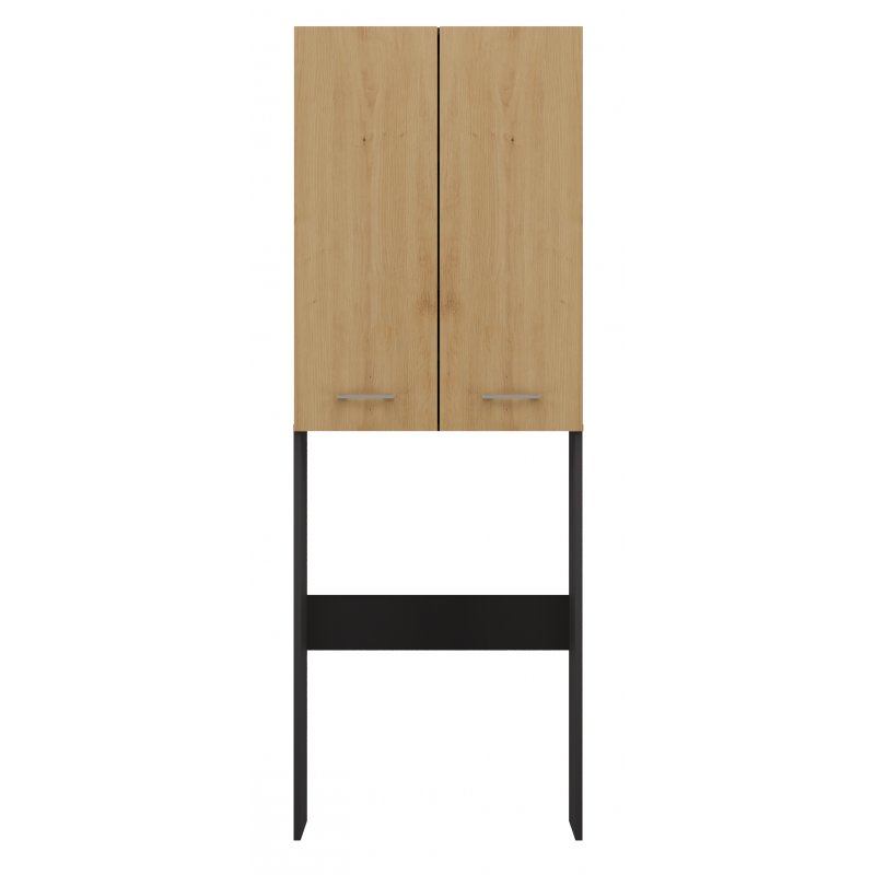 Szafka łazienkowa pola dd - antracyt / dąb artisan