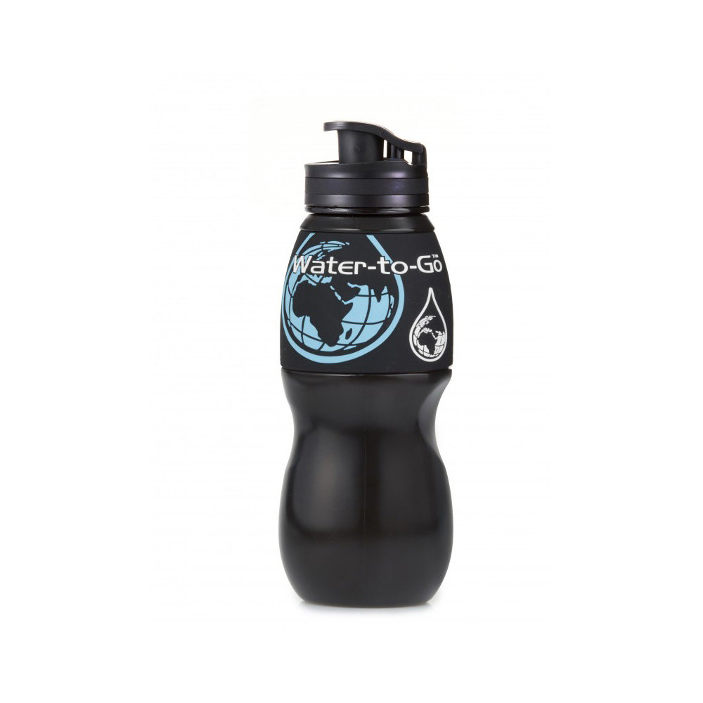 Water-to-Go Butelka osobista z filtrem i ustnikiem - bidon 75CL (0,75 Lit.) black - ONE SIZE