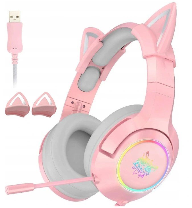 ONIKUMA K9 różowe (K9-PINK-USB)