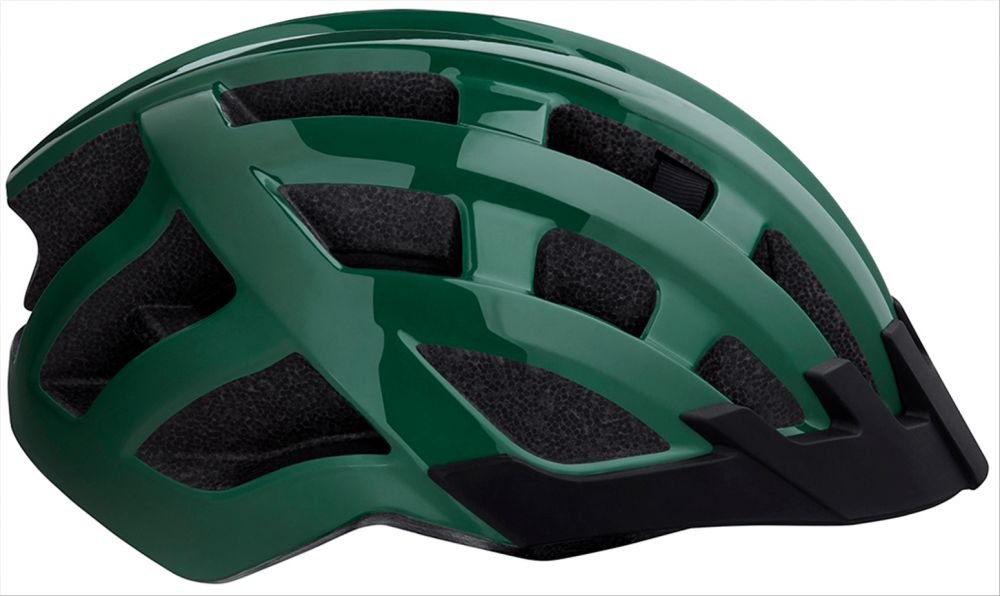 Lazer Compact Kask rowerowy, zielony One Size | 54-61cm 2022 Kaski miejskie i trekkingowe FA003714159