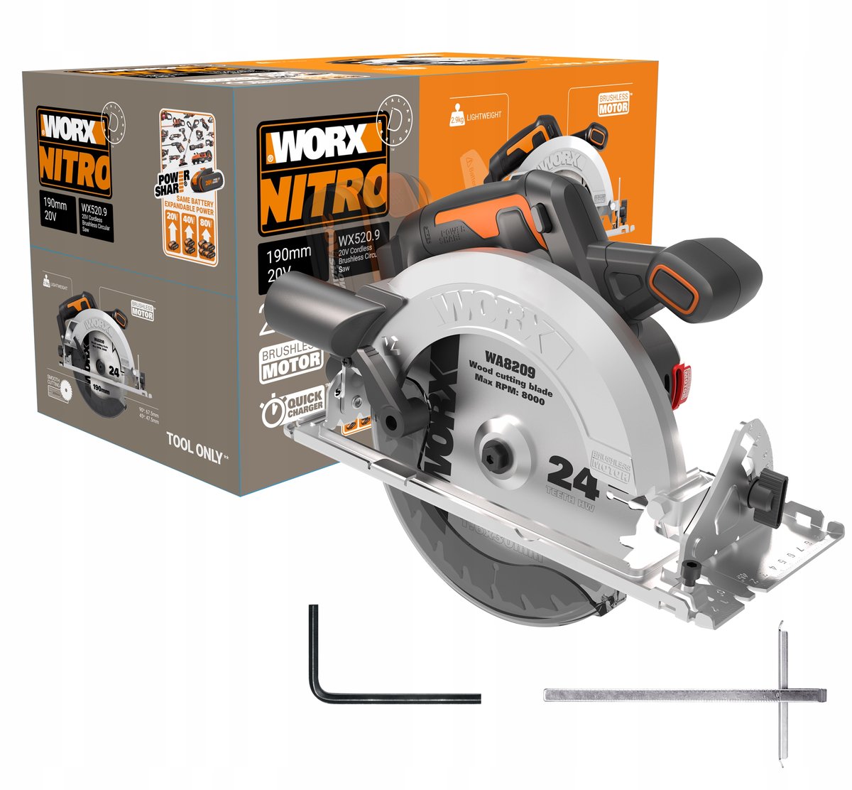 WORX WX520.9 18V Bez Aku