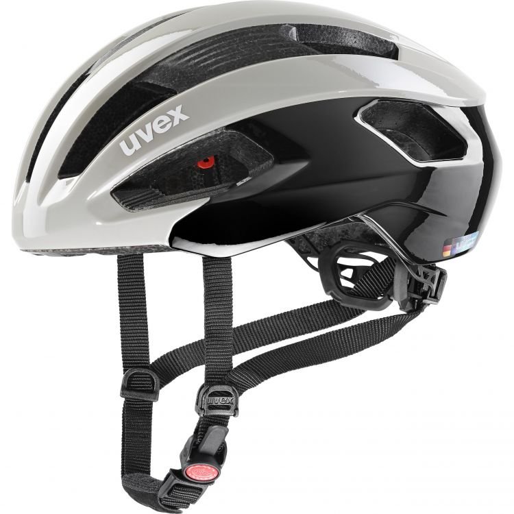 UVEX rise, kask rowerowy unisex-dorosły, sand - black, 56-59 cm 0317