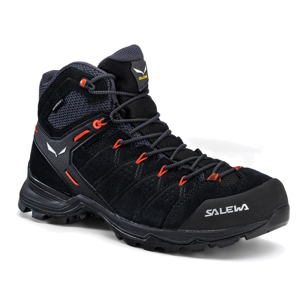 Salewa Alp Mate WP Mid Shoes Men, czarny/szary UK 10 | EU 44,5 2021 Trapery turystyczne