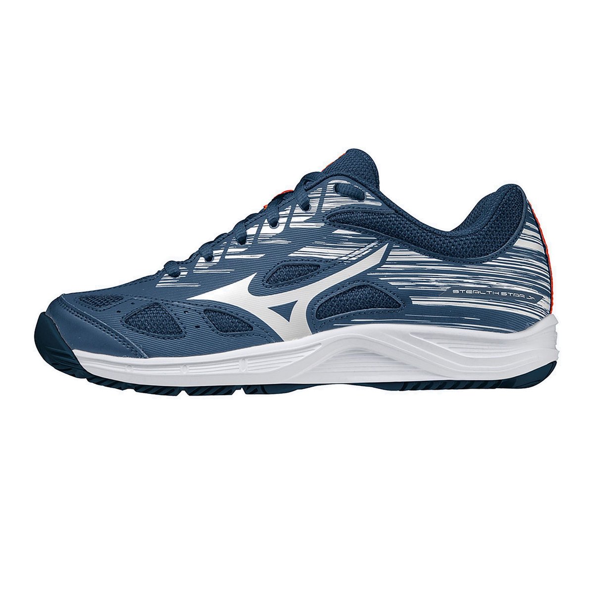 Buty do piłki ręcznej dziecięce Mizuno Stealth Star C niebieskie X1GC2107K21 35 eu