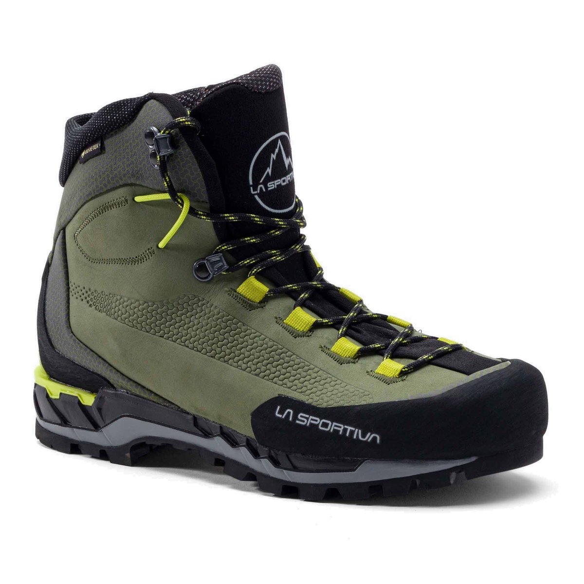 La Sportiva Trango Tech Leather GTX Buty Mężczyźni, oliwkowy/czarny EU 43 2022 Trapery turystyczne 21S725712-43