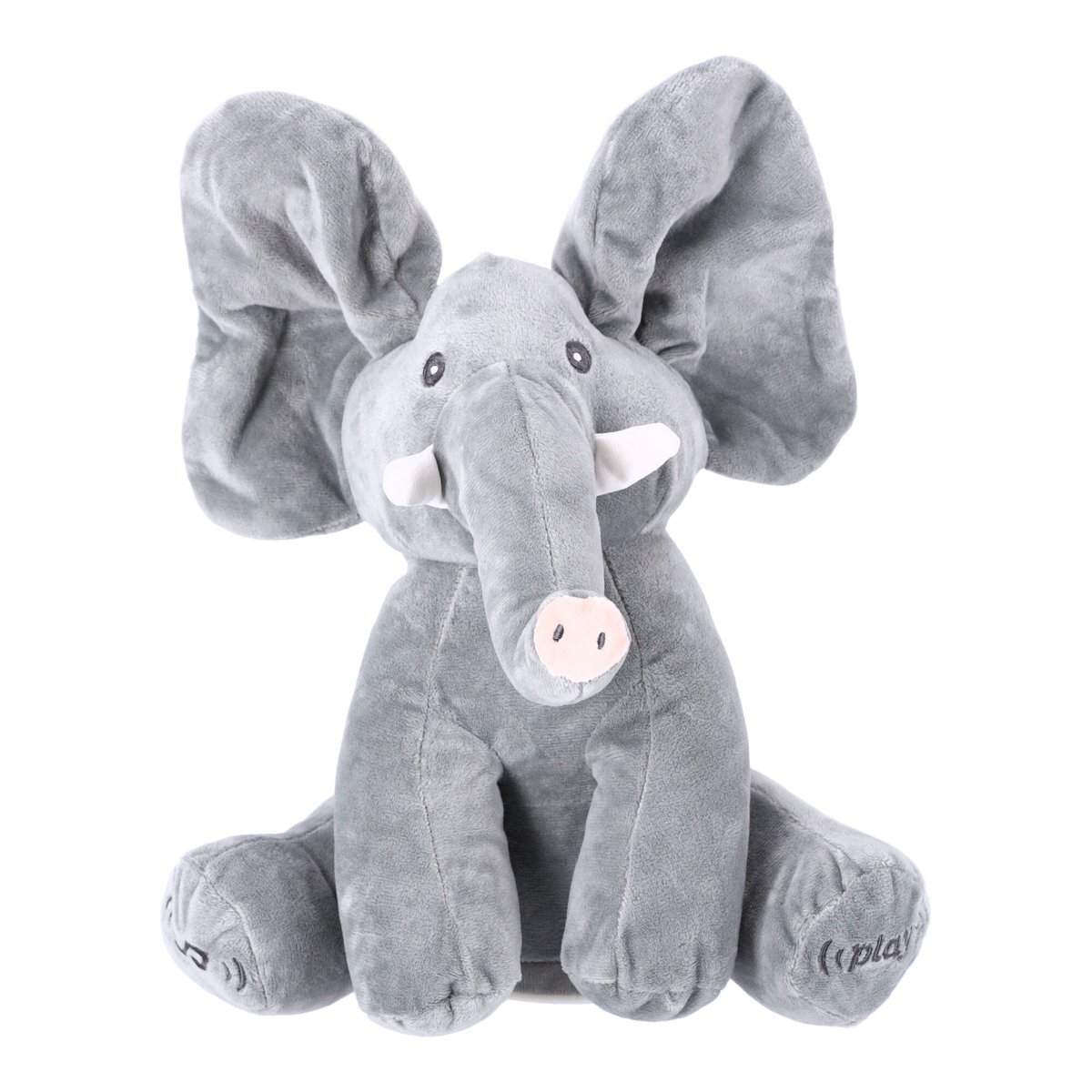 Interaktywny Pluszowy Słoń - Szary