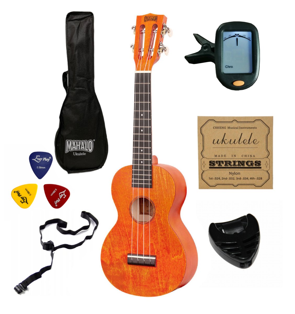 Ukulele koncertowe Mahalo ML2OS Orange Sunset
