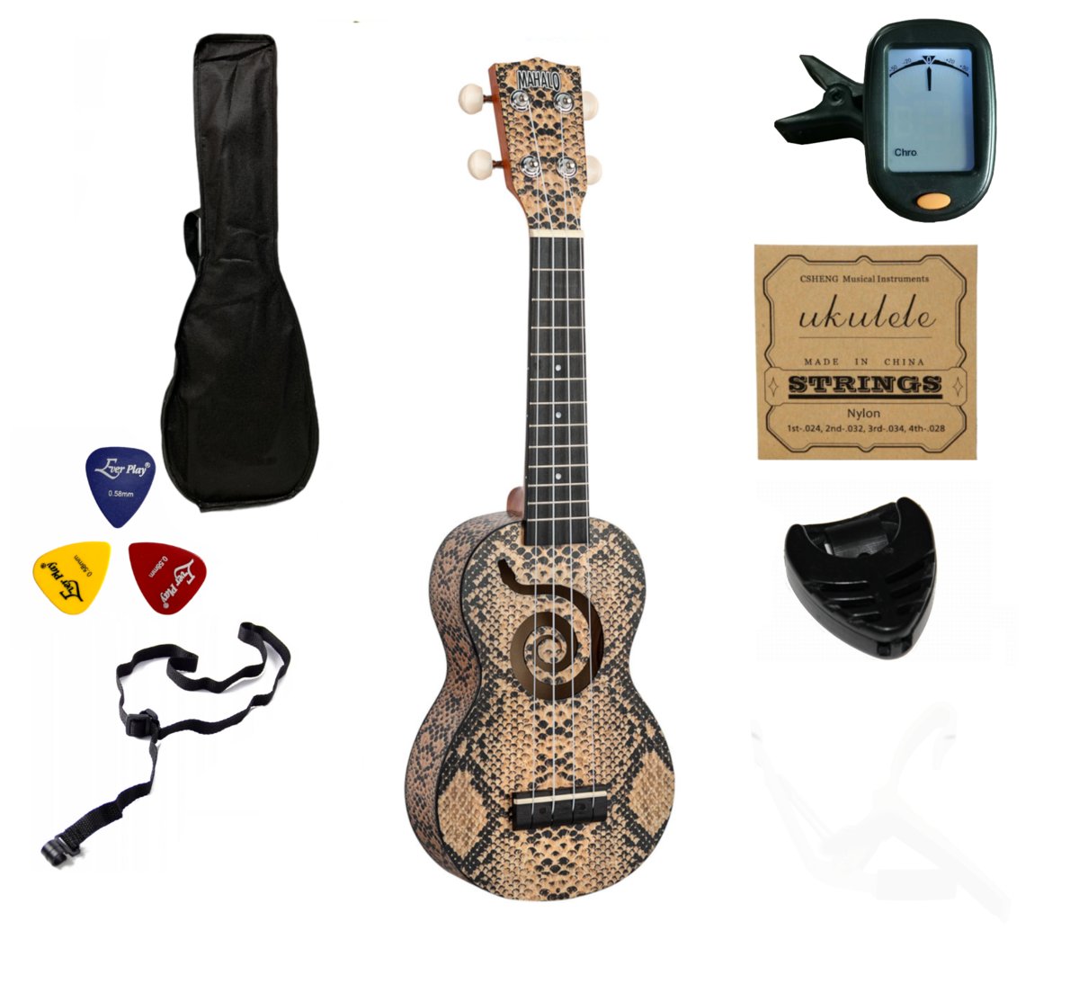 Ukulele sopranowe Mahalo Seria Art II Pyton