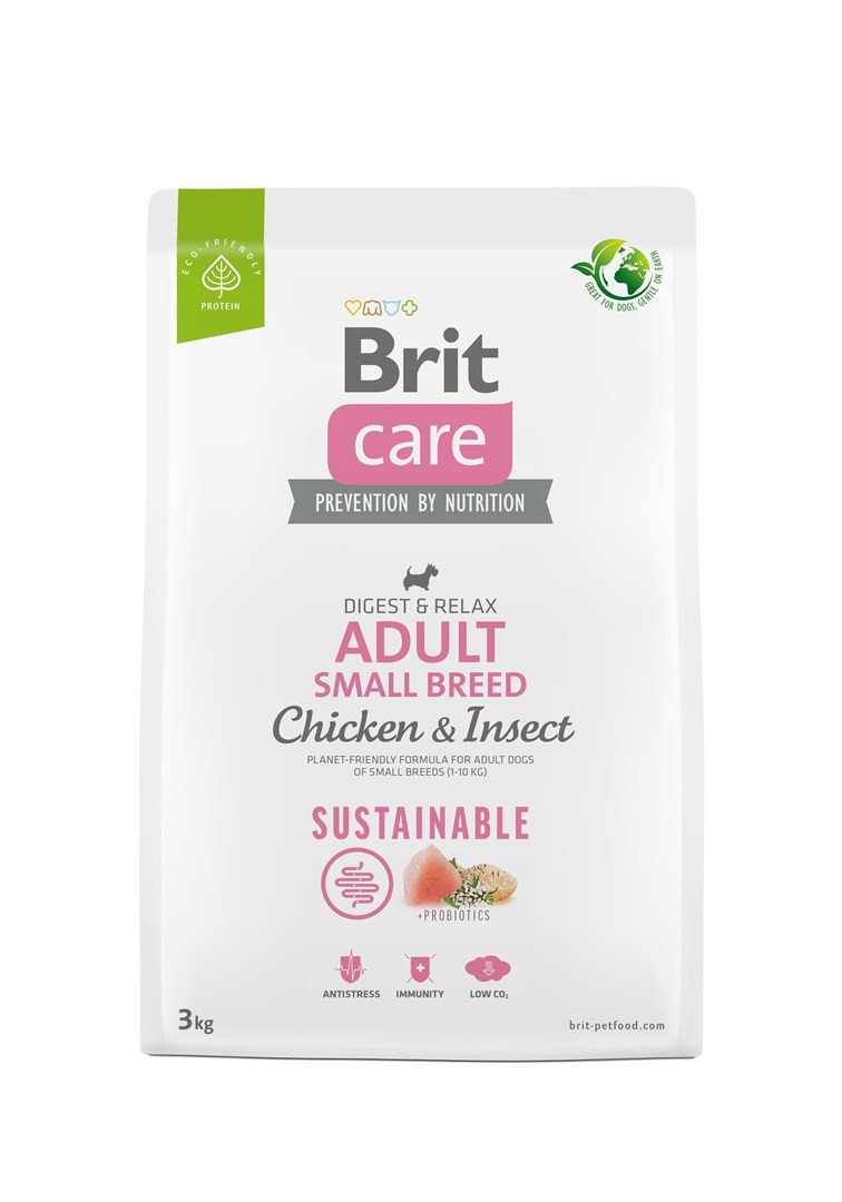 Brit Care Dog Sustainable Adult Small Chicken&Insects 3kg