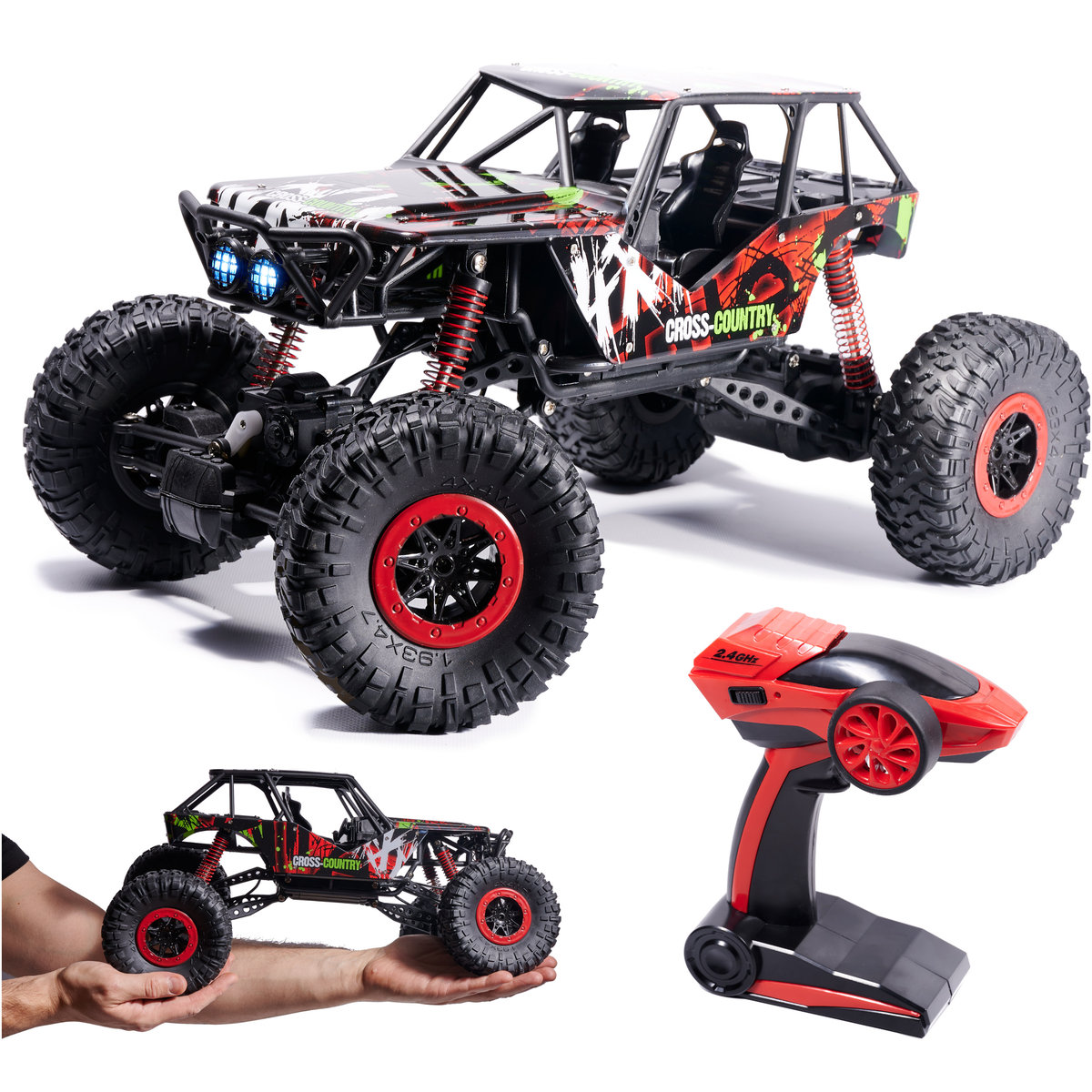 Samochód RC Rock Crawler HB-P1001 4WD 2,4GHz 1:10