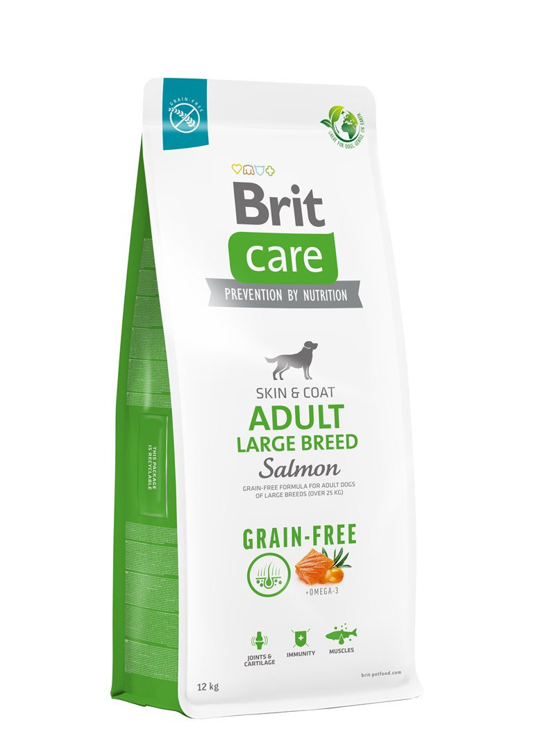 Brit Care Grain-free Adult Large 12 kg Salmon 