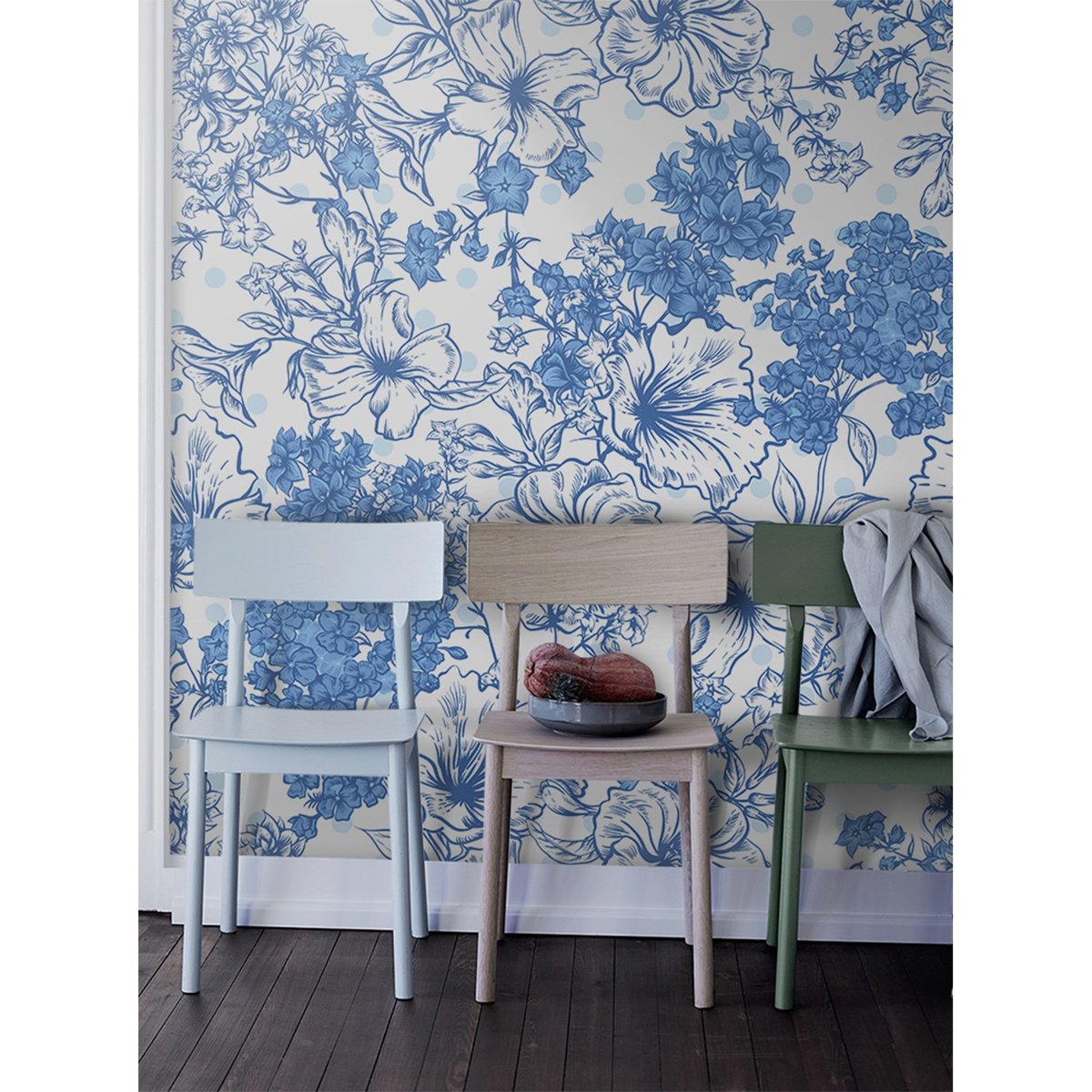Tapeta flizelina Bukiet kwiatów 250x104 cm + klej