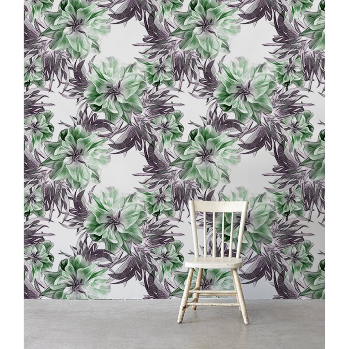 Tapeta flizelinowa Magiczne kwiaty 250x104 + klej