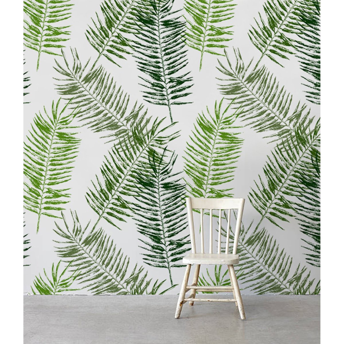 Flizelina tapeta Egzotyczne liście palmy 250x104cm