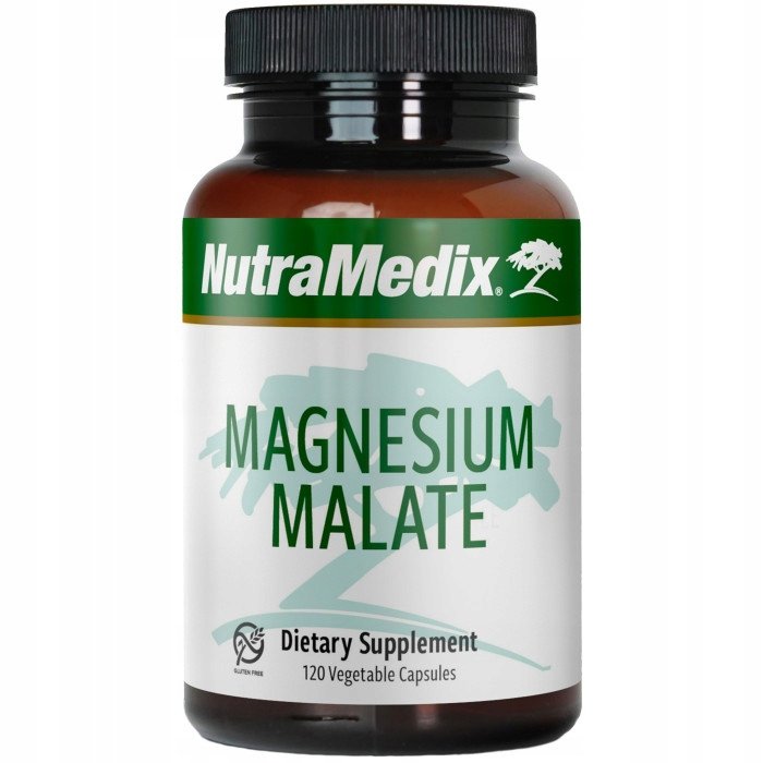 NutraMedix, Magnesium Malate Magnez 120 kaps.