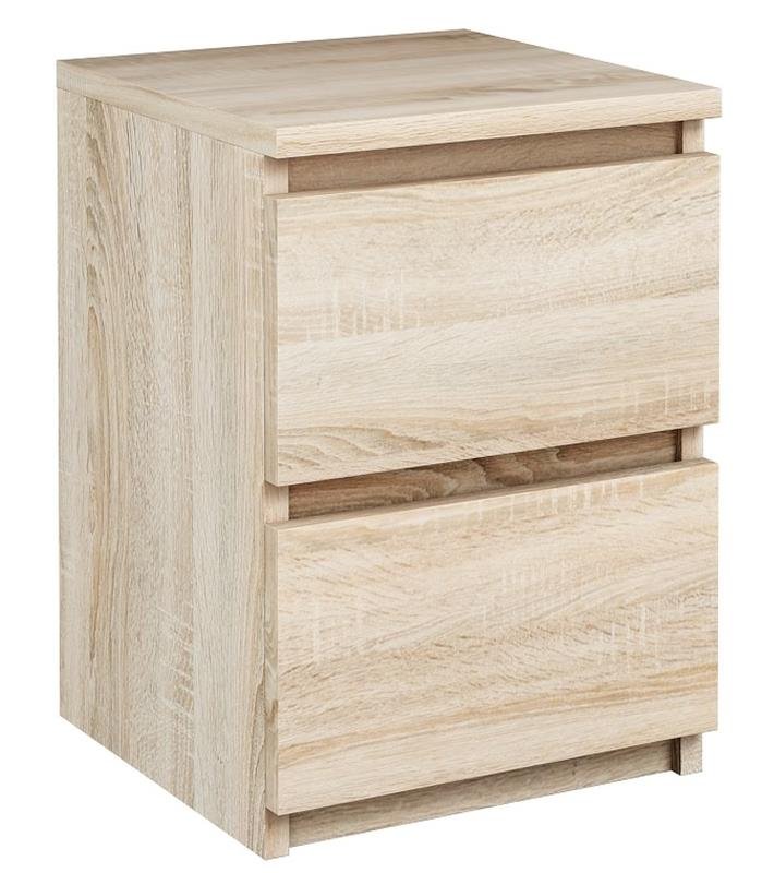 Szafka nocna EX3 sonoma stolik nocny 2 szuflady