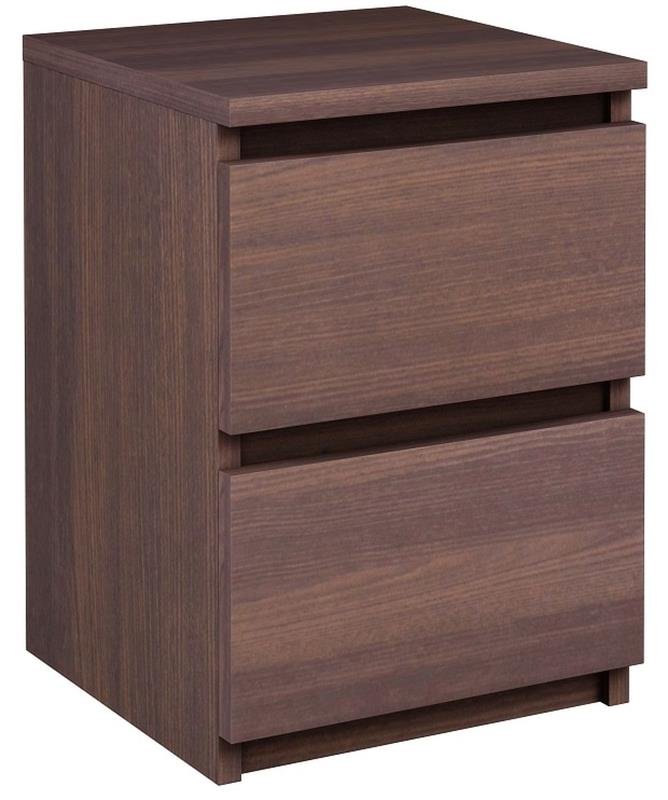 Szafka nocna EX3 wenge stolik nocny 2 szuflady