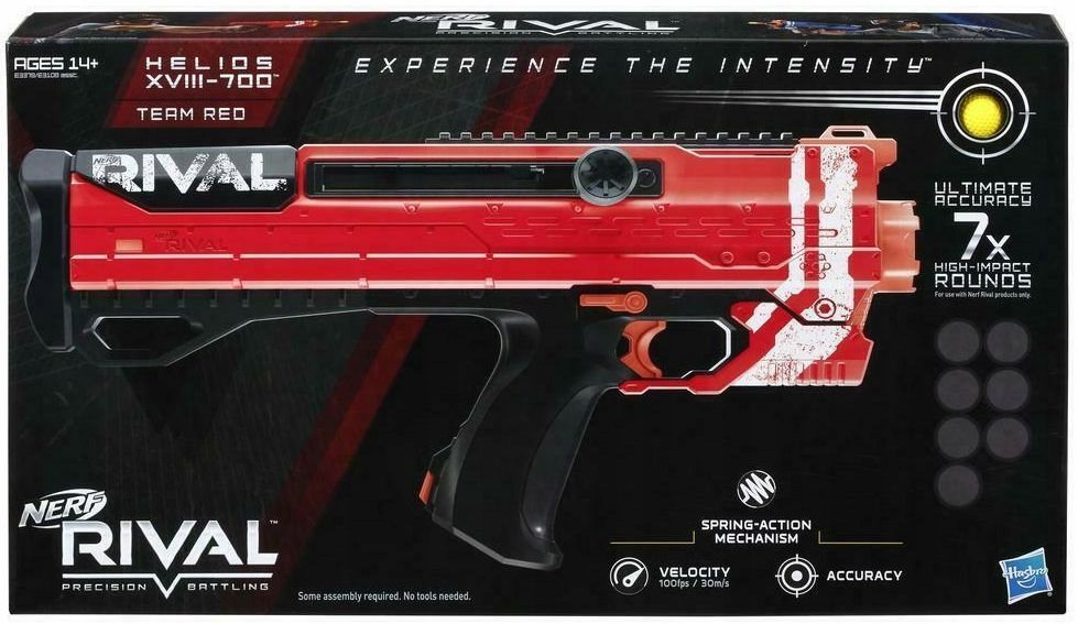 Nerf Rival Helios Xviii-700 Czerwony Wyrzutnia Hasbro