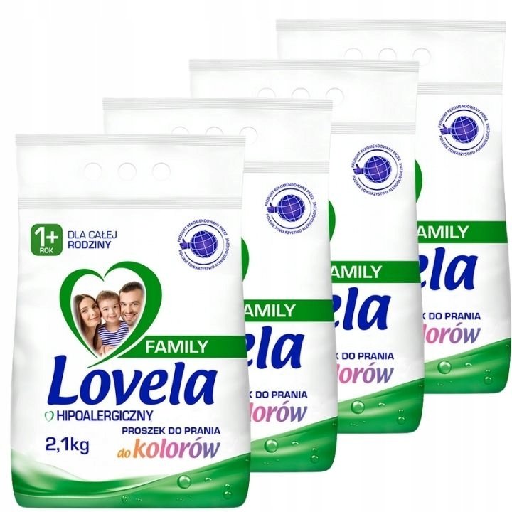 Lovela Family Proszek Do Kolorów 4X2,1Kg (112 Pr)