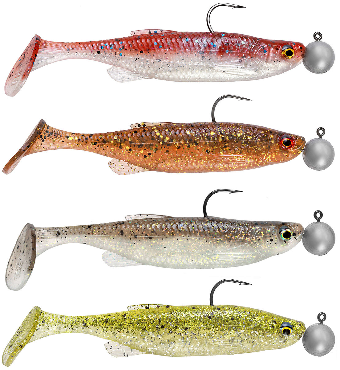 Zestaw gum zbrojonych Savage Gear Fat Minnow T-Tail RTF
