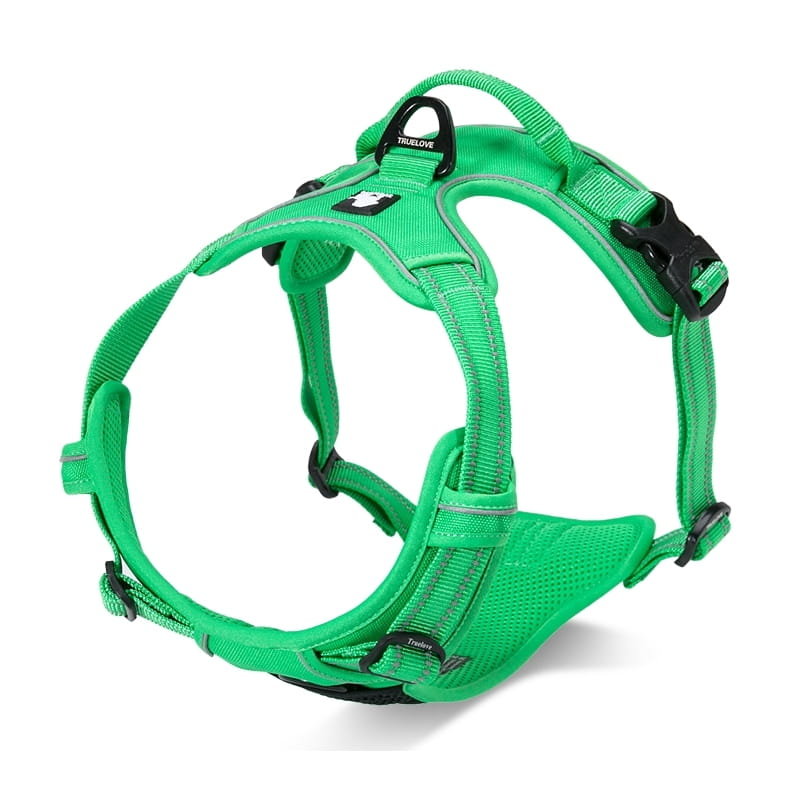 True Love tlh5651 Dog Outdoor Harness, xl, zielony (grasgrün)