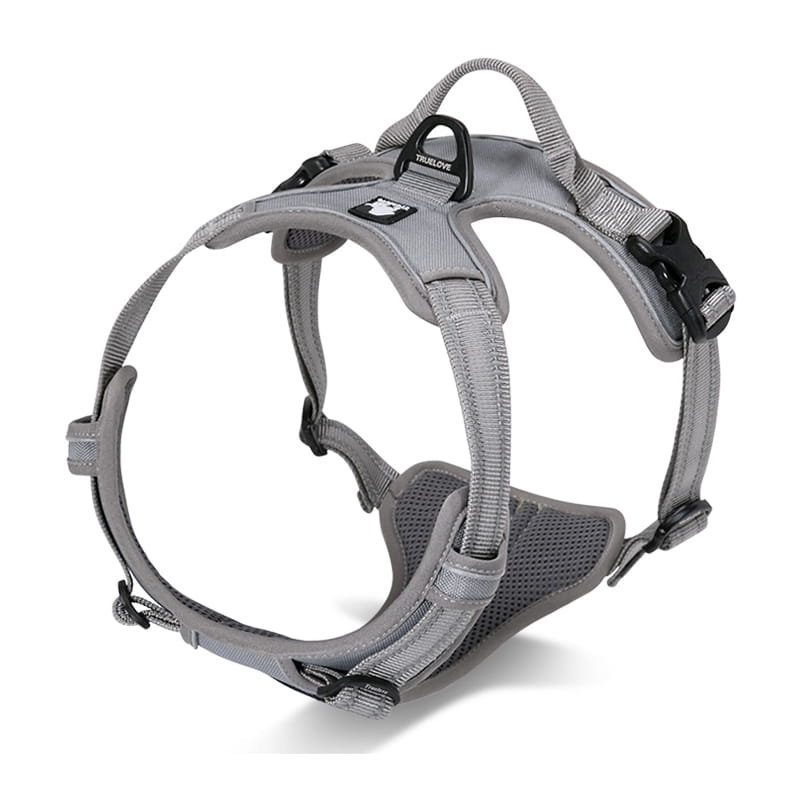 True Love tlh5651 Dog Outdoor Harness, m, szary