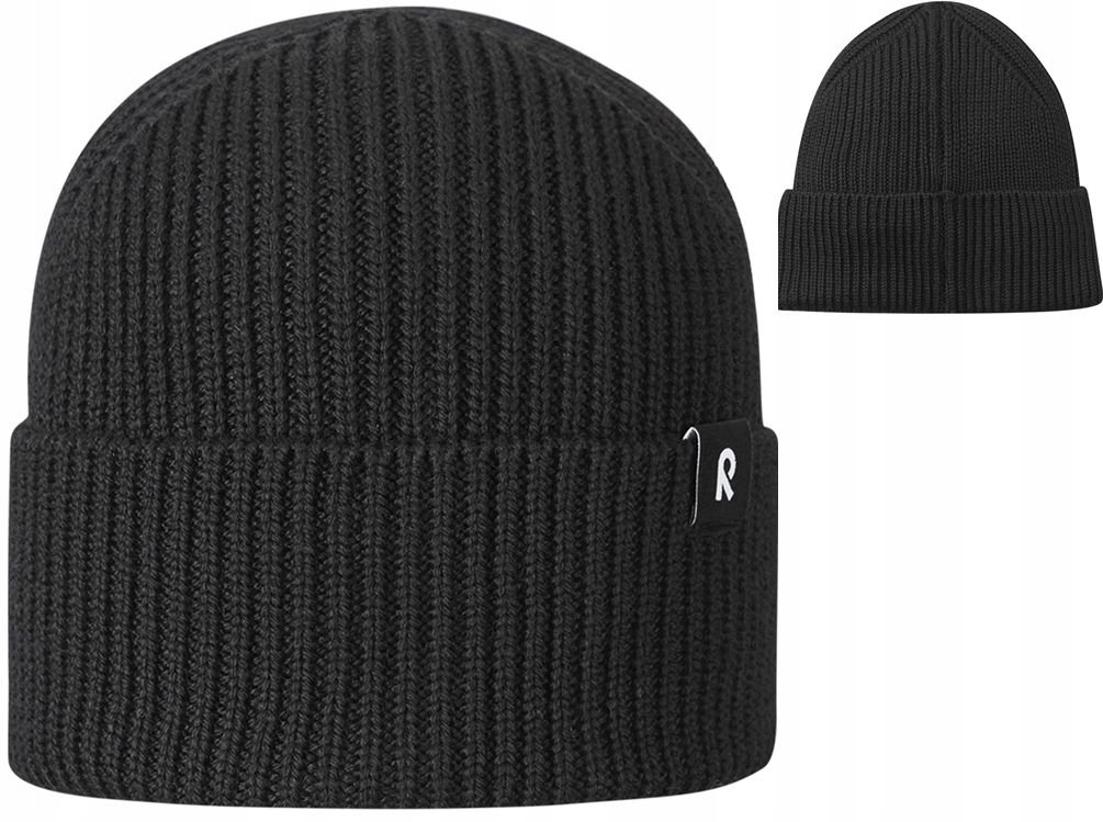Reima wełniana czapka Reissari r. 48/50, black