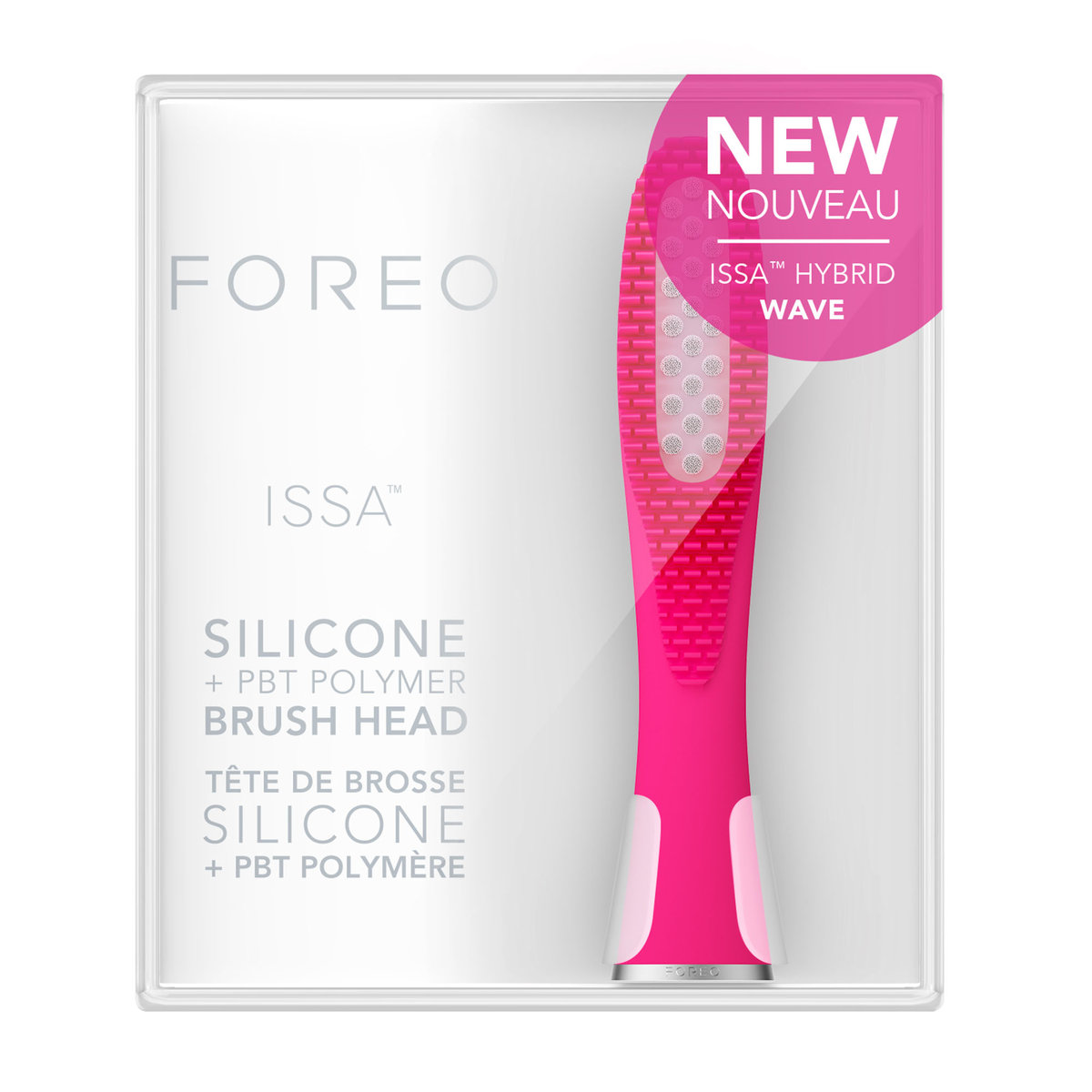 FOREO ISSA Hybrid Wave Brush Head Fuchsia