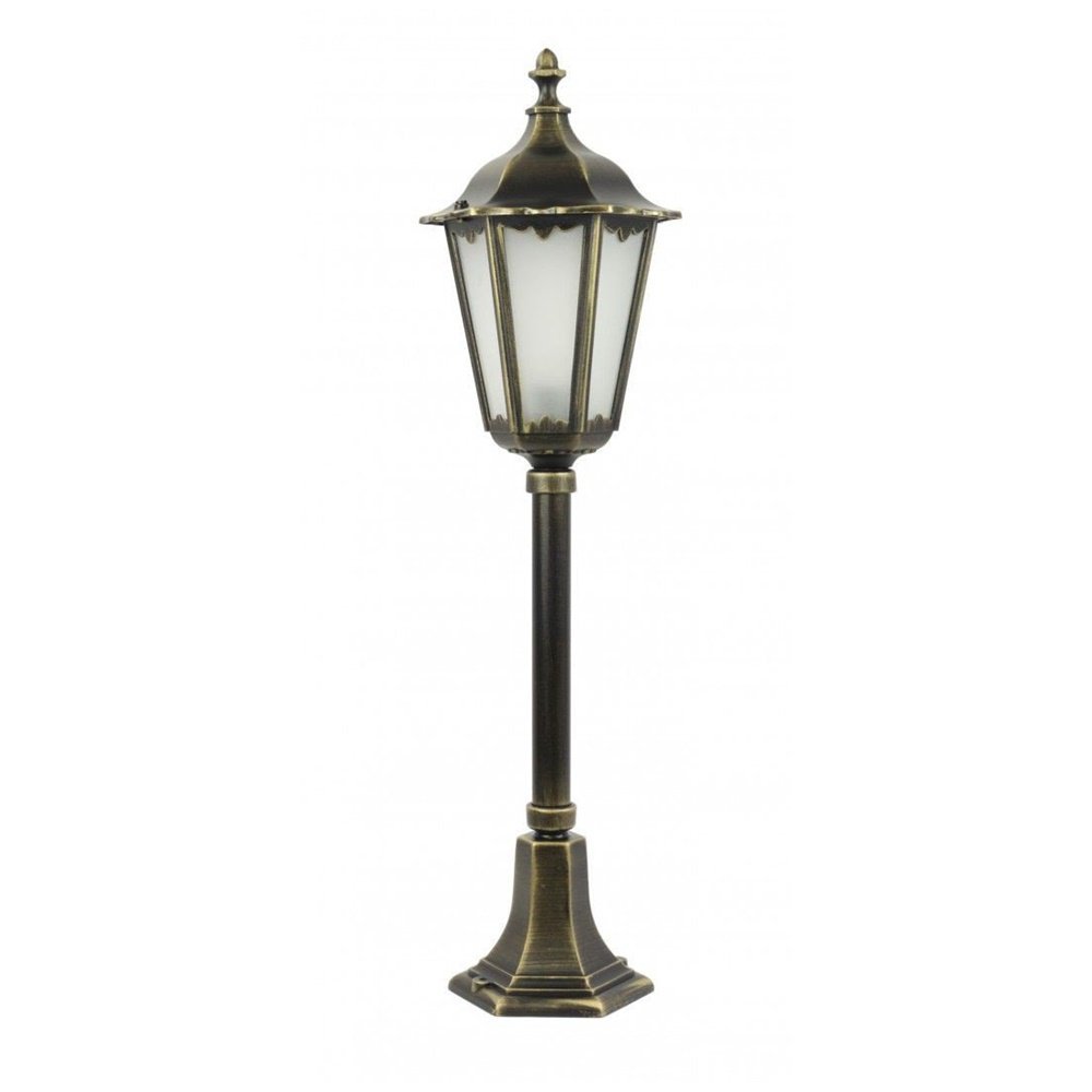 Lampa zewnętrzna stojąca patyna mosiądz Retro Classic K 5002/3 P Suma