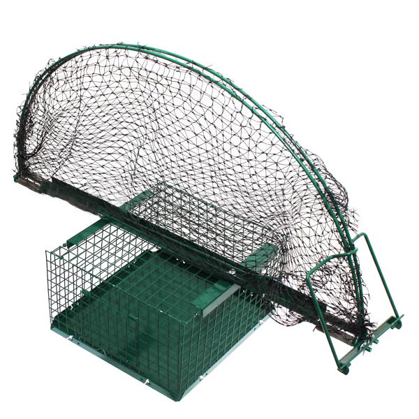 Żywołapka na jastrzębie z komorą na żywą przynętę