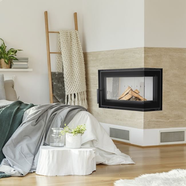 Kominek Stalowy Z Domykaniem Simple Prawy 6 Kw