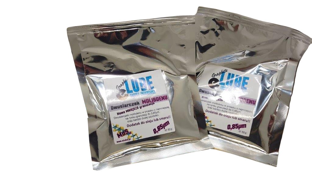 Dwusiarczek Molibdenu Mos2 Dodatek Do Oleju Drobny Proszek 0,85Μm 50G