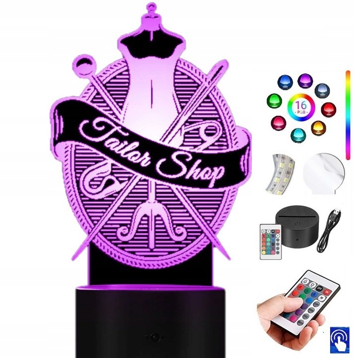 Lampka na biurko Projektant Krawiec 16 LED PLEXIDO