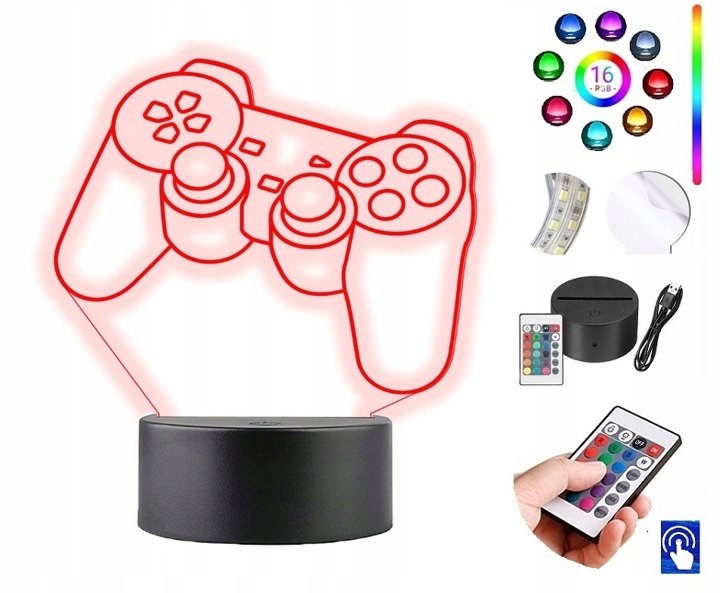 Lampka na biurko PlayStation PAD 16k. LED PLEXIDO